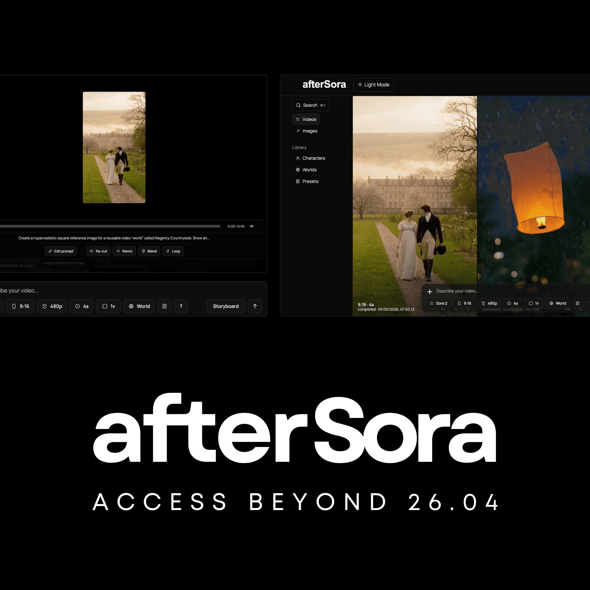 2K Precision in the afterSora Imagine workflow